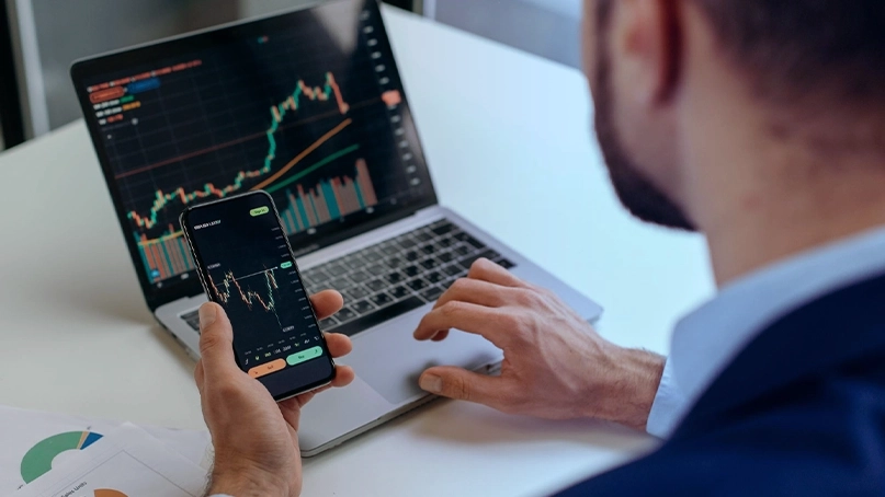 Dashboard di trading IA di Finanza Portyron